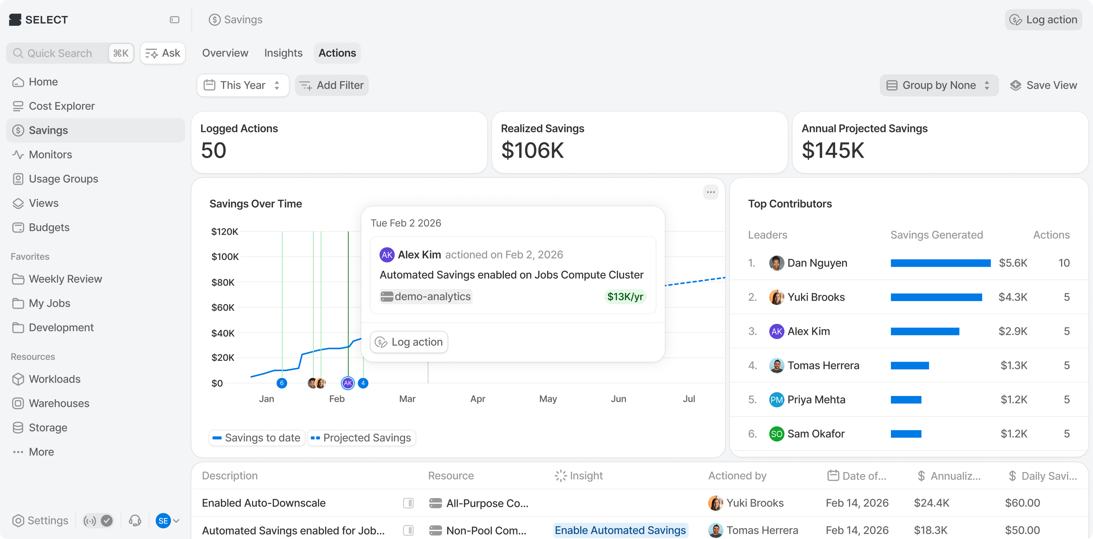 Savings Tracker