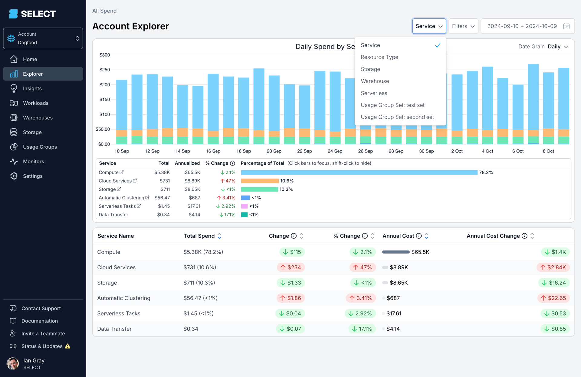 Improvements to Account Explorer