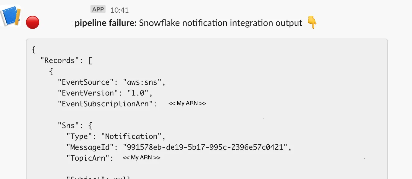 Error Notifications for Snowflake Tasks