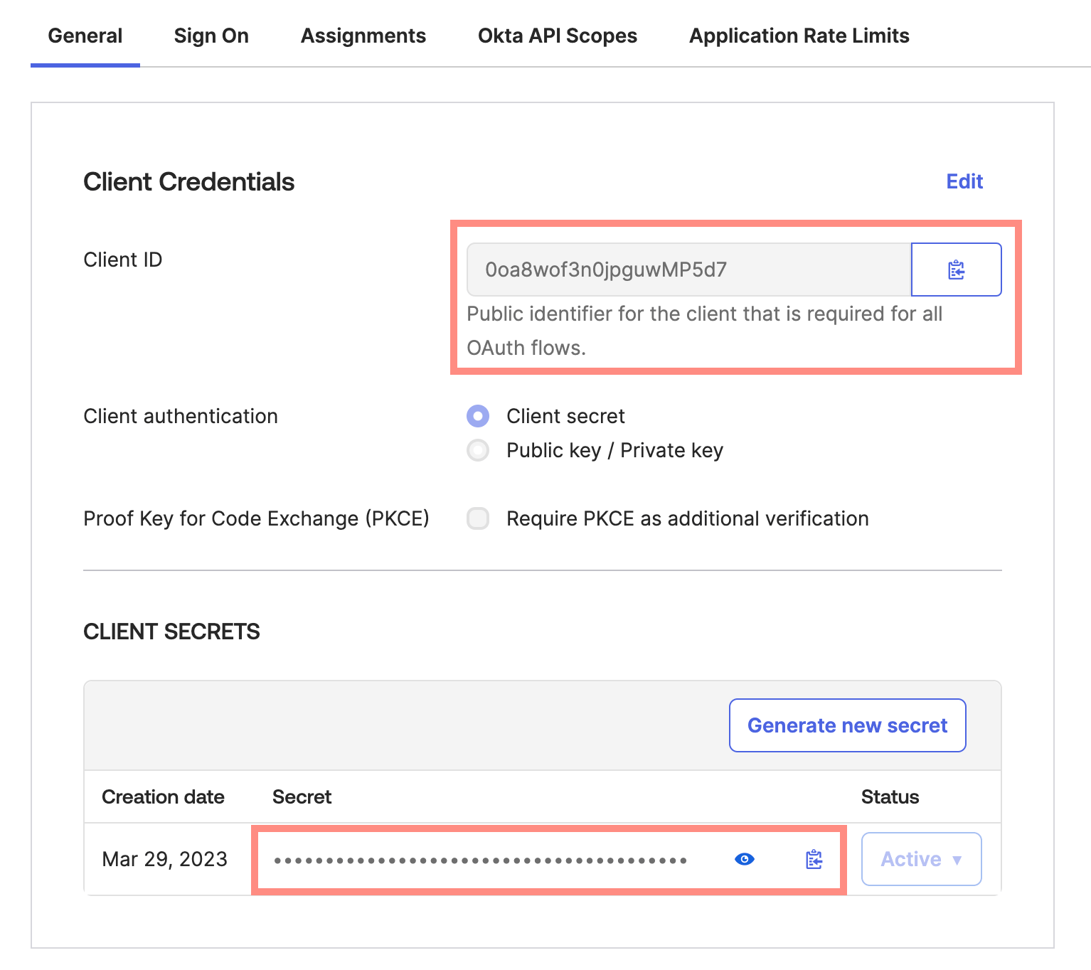 SELECT Okta integration setup step #6