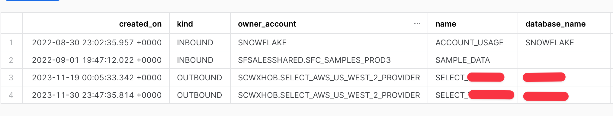 SELECT data share setup part 1