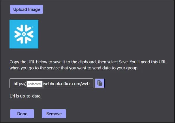 Sending Alerts to MS Teams from Snowflake